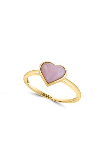 Effy Pink Opal Heart Ring In Pink