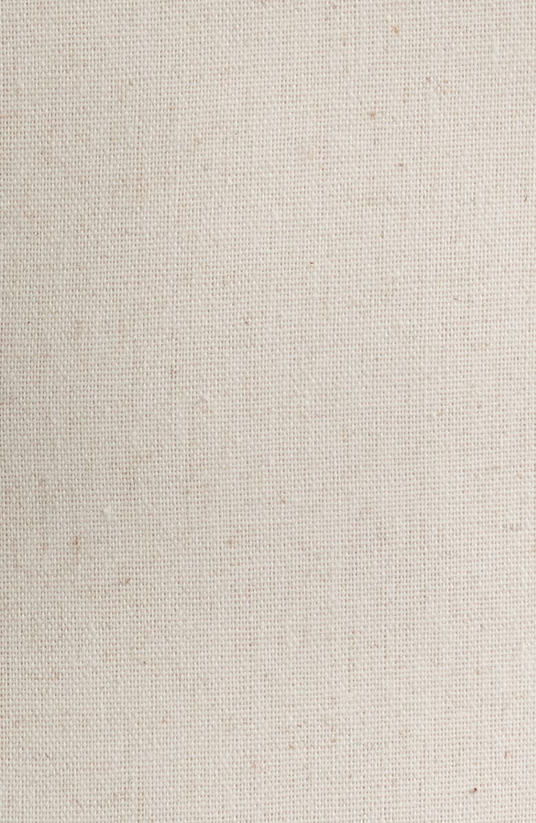 ZOE AND CLAIRE Button Cotton & Linen Blend Dress, Alternate, color, Natural