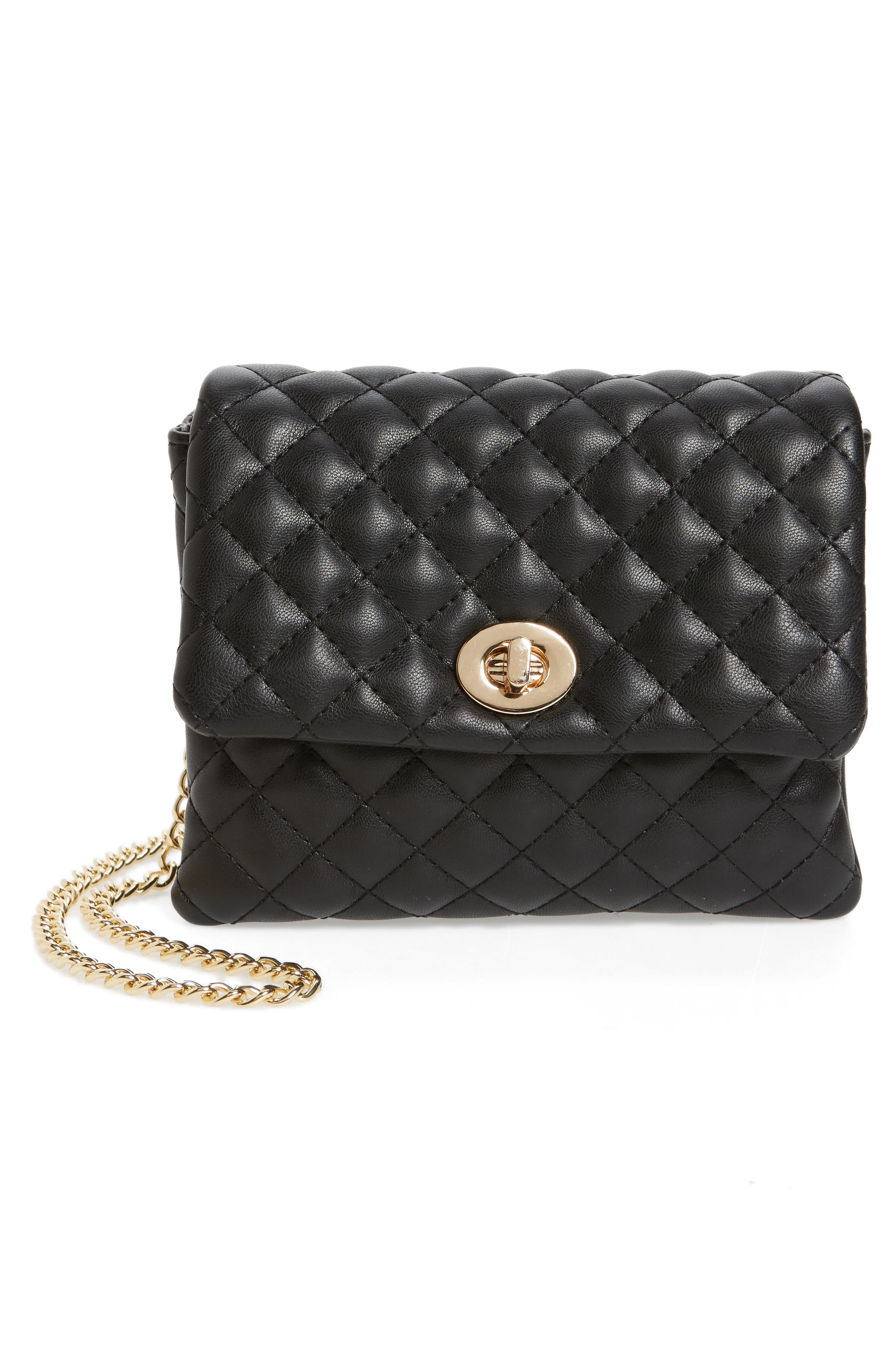 Mali + Lili Quilted Vegan Leather Convertible Belt Bag, Alternate, color, 