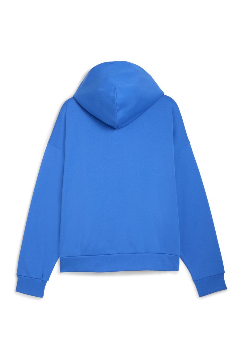 Boxy Essentials Hoodie, Alternate, color, MOUNTAIN BLUE