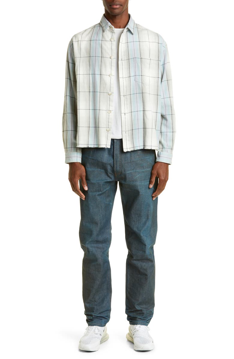 John Elliott Men's Hemi Oversize Cotton Button-Up Shirt, Alternate, color, 