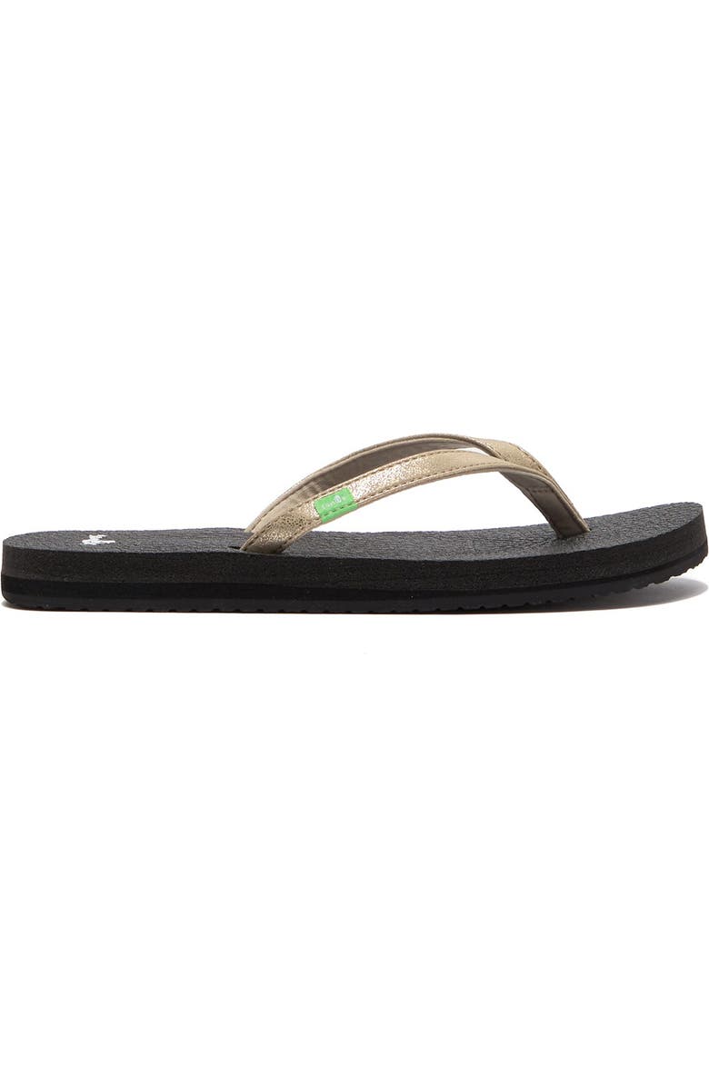 Sanuk Yoga Spree 4 Flip Flop Sandal, Alternate, color, Chmp