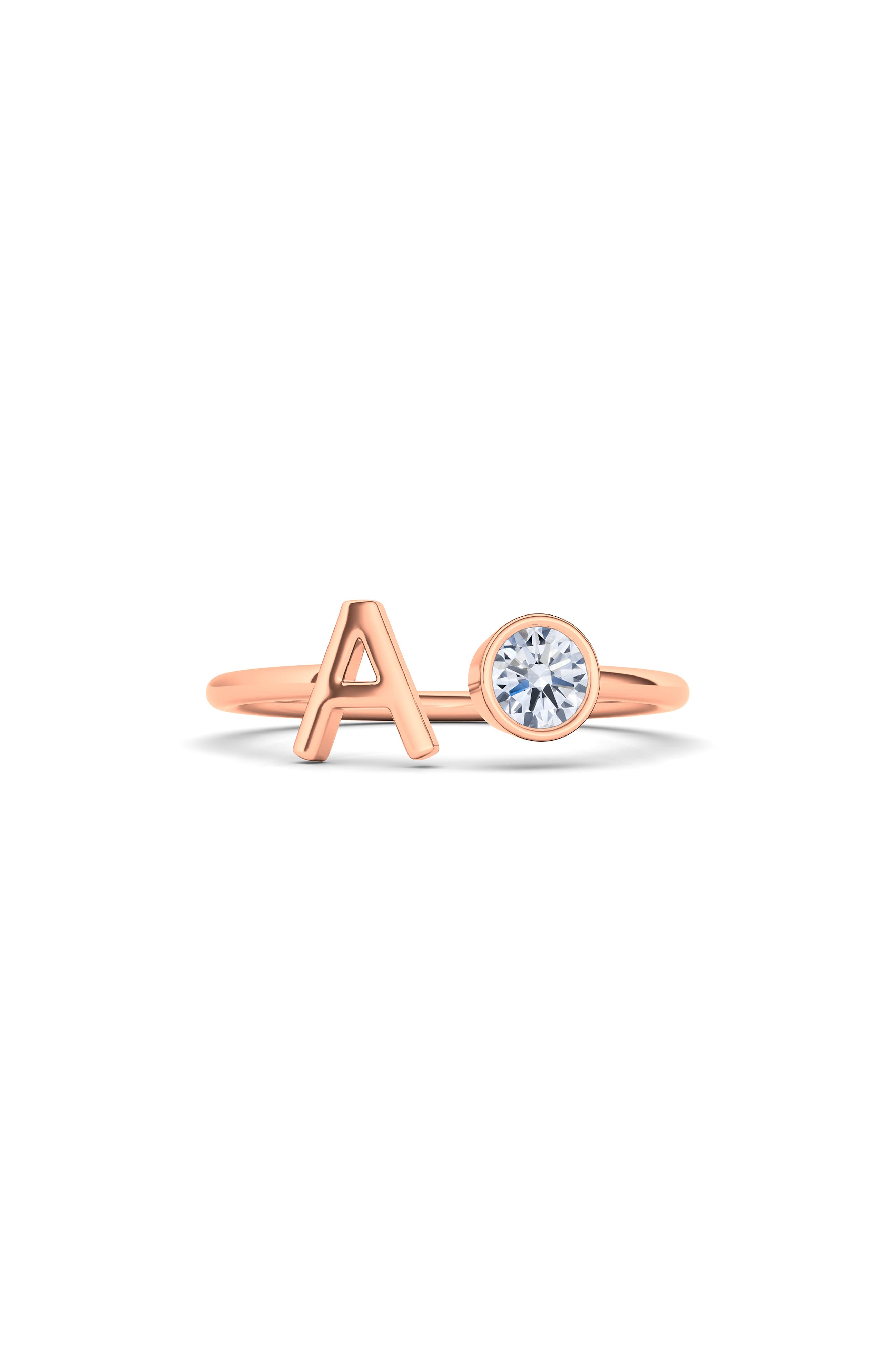 18K ROSE GOLD - A