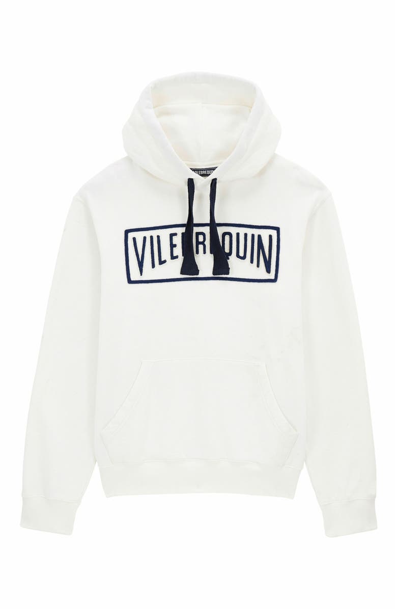 Vilebrequin Men's Cotton Hooded Sweatshirt, Main, color, Off White