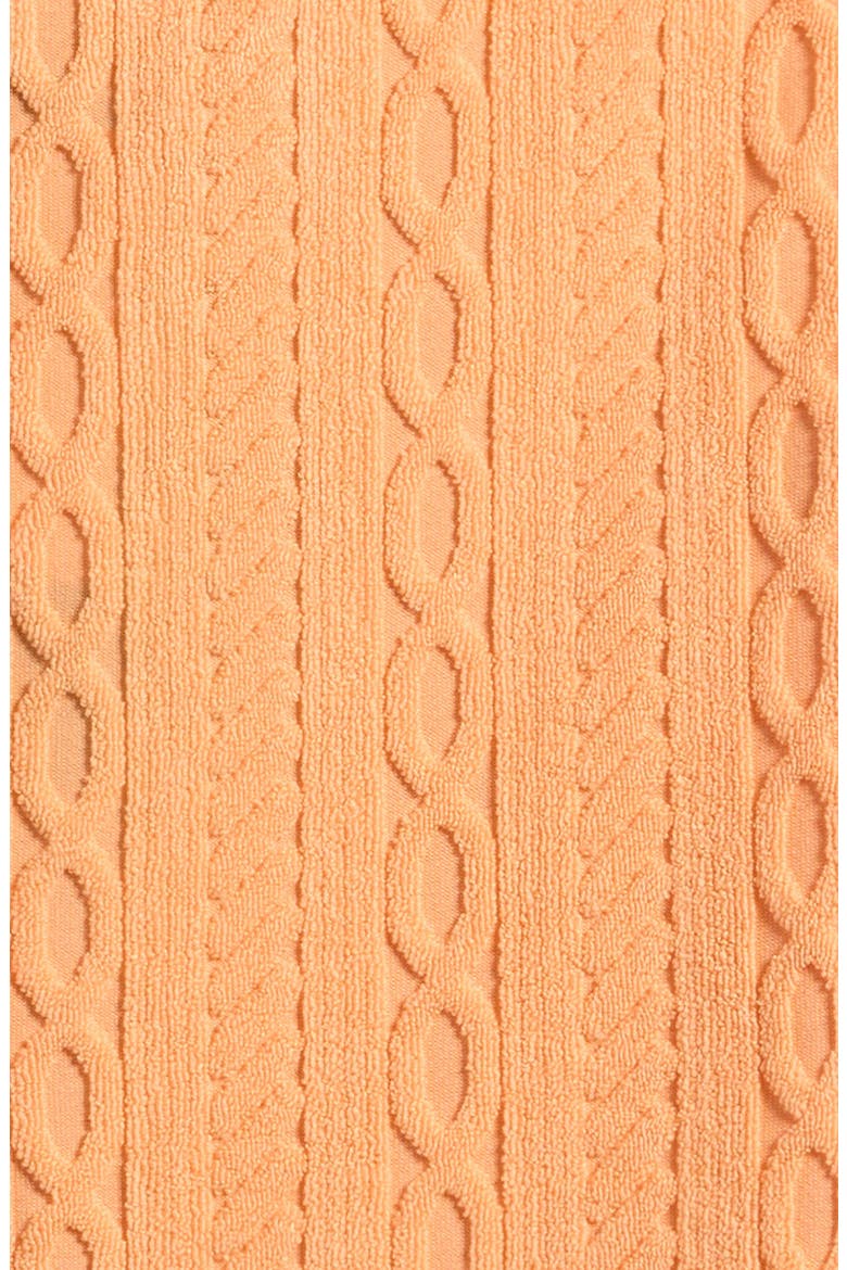 Kids' Sleeveless Terry Cover-Up Hoodie, Alternate, color, CANTALOPE