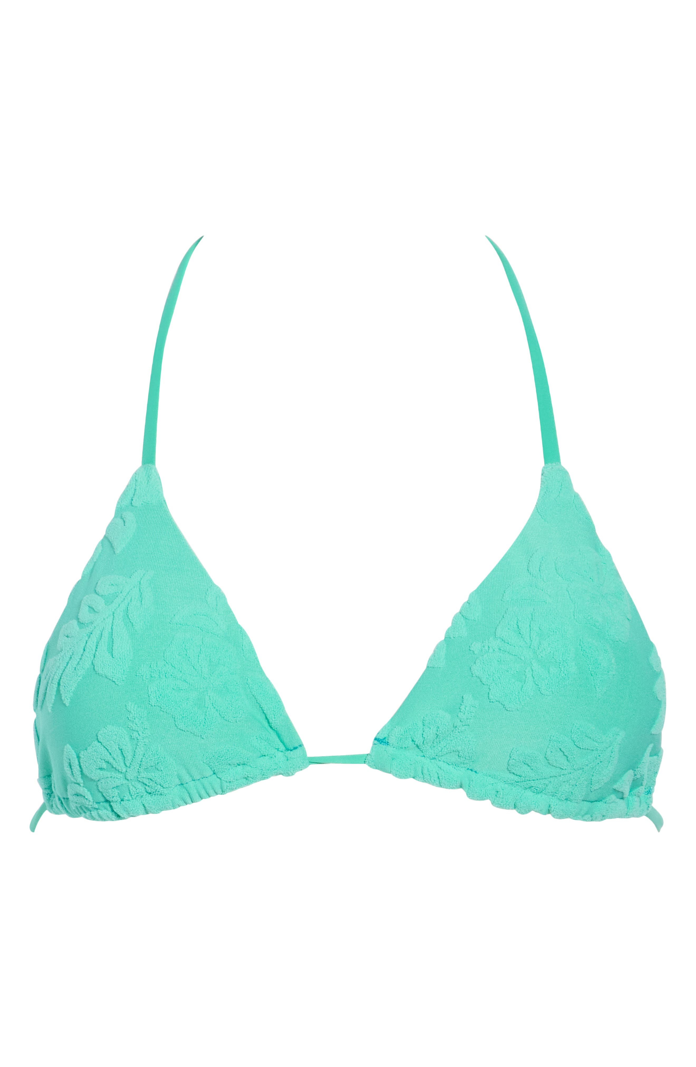 Palm Terry Triangle Bikini Top