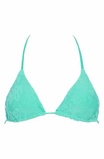Palm Terry Triangle Bikini Top
