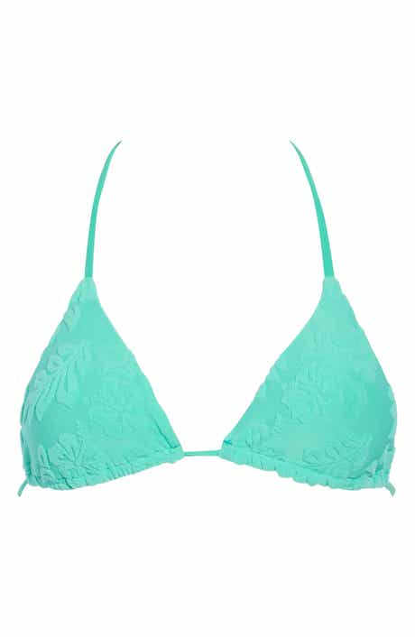Palm Terry Triangle Bikini Top