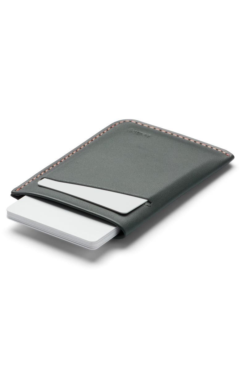 Bellroy Leather Card Case, Alternate, color, Everglade