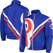Mitchell & Ness Men's Mitchell & Ness Royal Philadelphia Phillies Exploded Logo Warm Up Full-Zip Jacket
