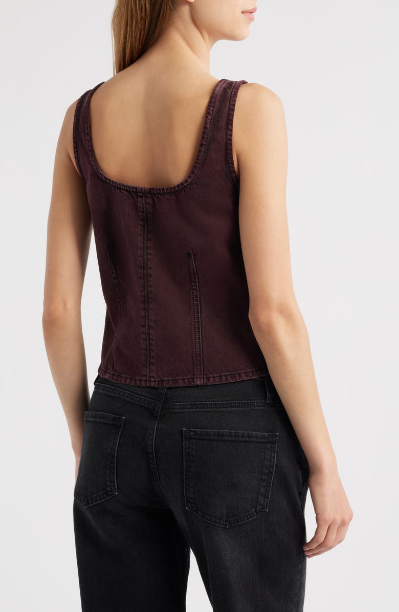 rag & bone Poppy Denim Vest, Alternate, color,