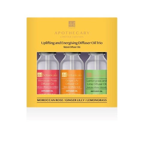 Uplifting & Energising Diffuser Oil Trio for Anti-Aging, Brightening