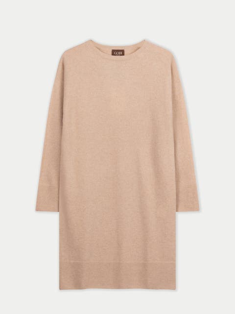 C-Neck Knit Dress