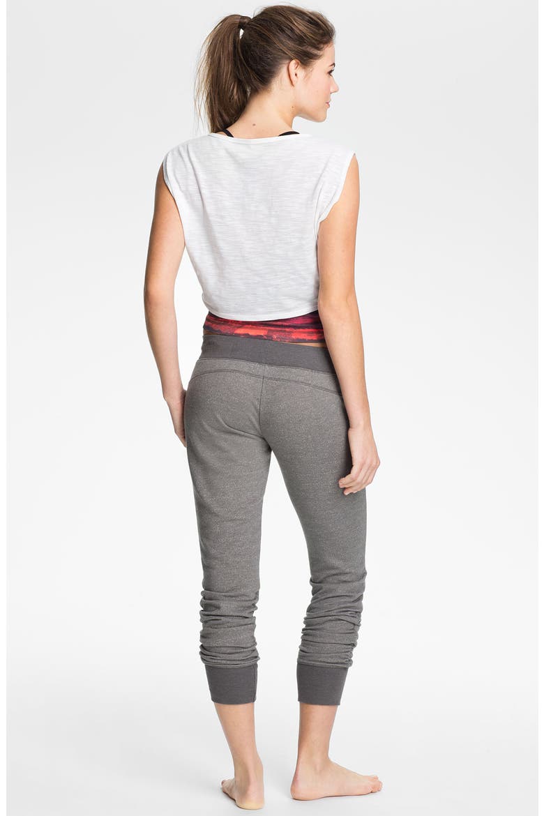 Heathered Sweatpants, Alternate, color, GREY- PEWTER