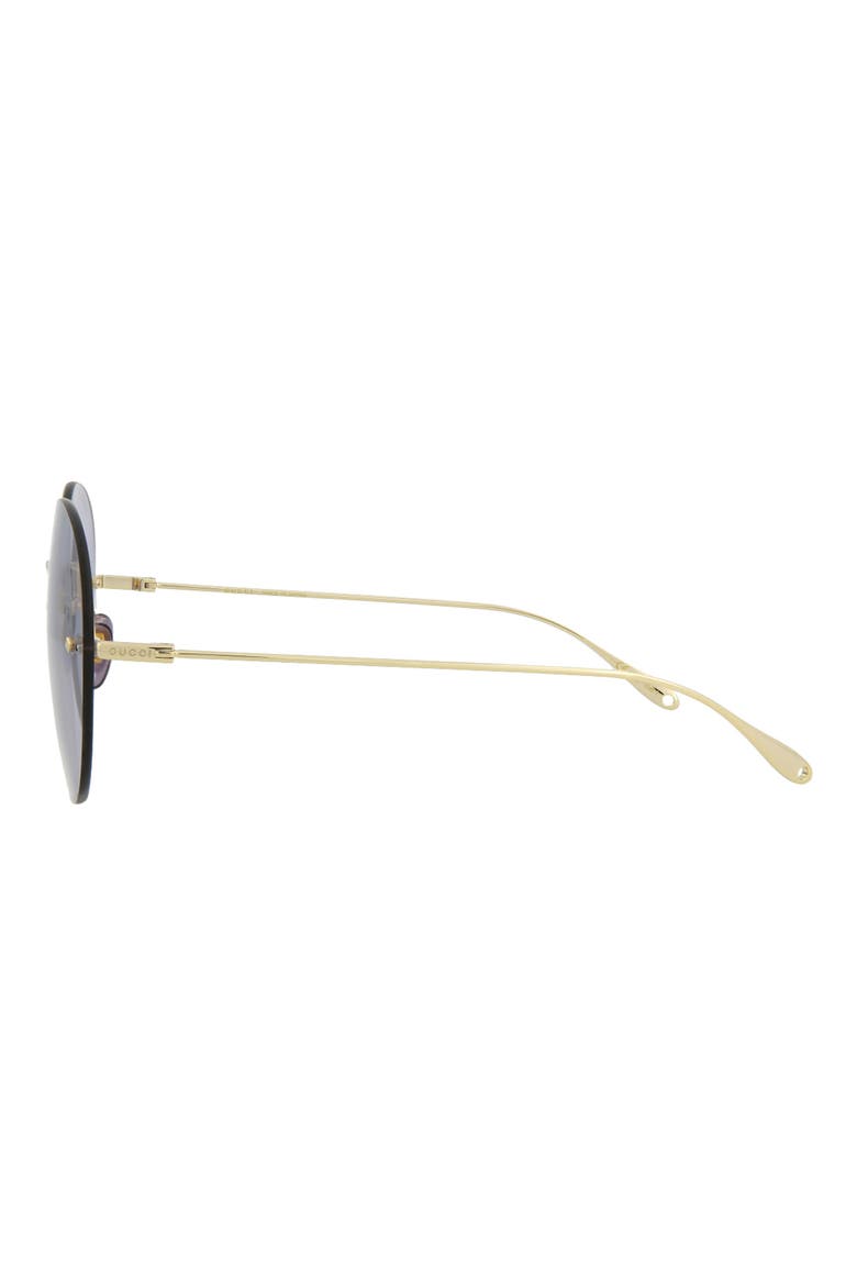 60mm Round Novelty Sunglasses, Alternate, color, GOLD GOLD VIOLET