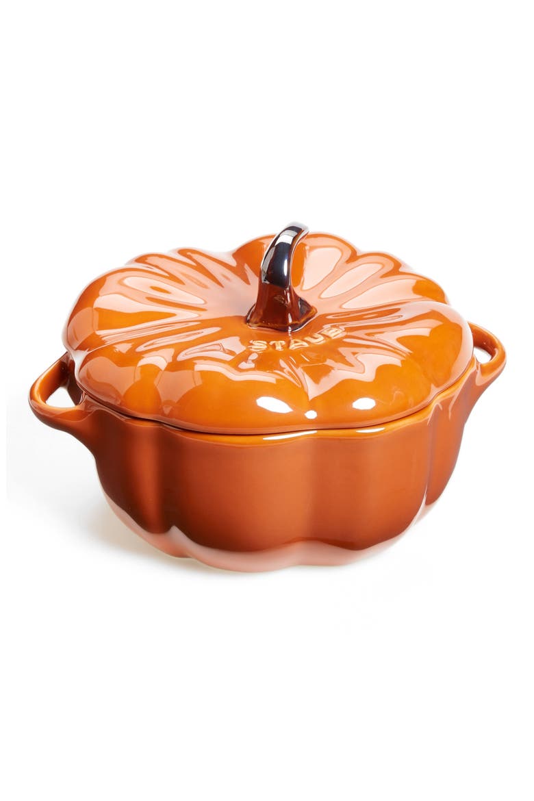 1/2 Quart Pumpkin Cocotte, Alternate, color, BURNT ORANGE