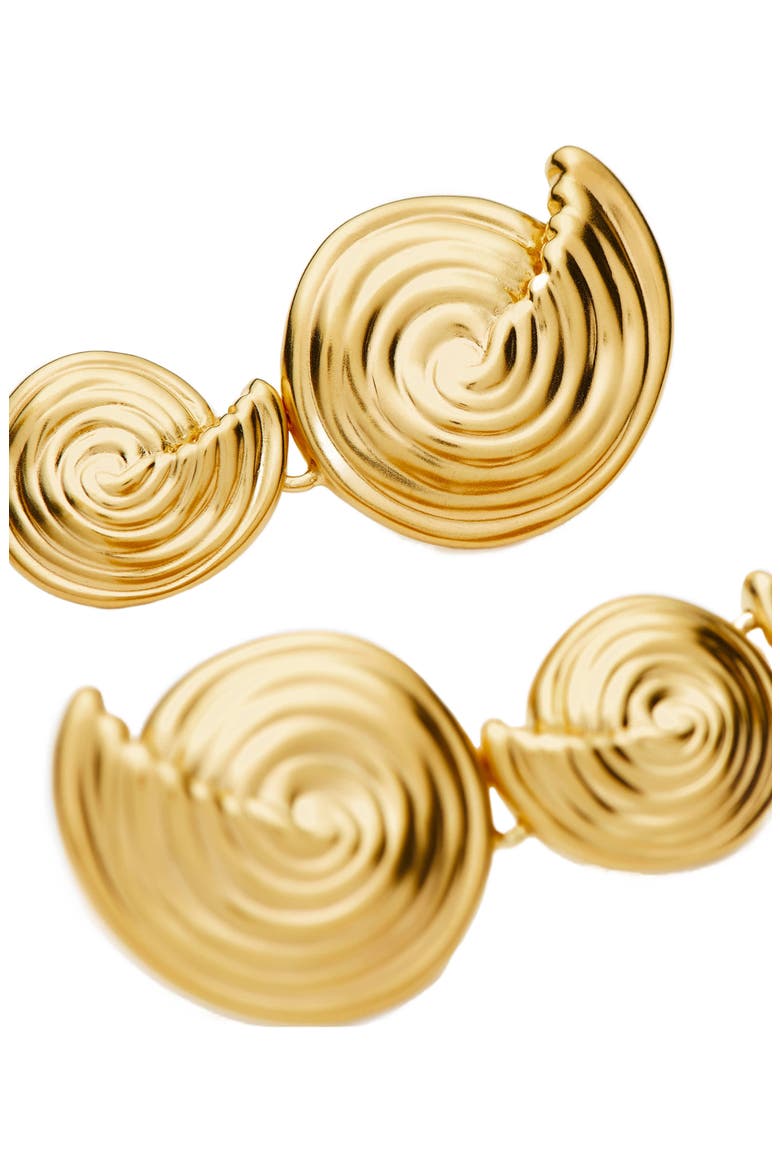Spiral Statement Drop Earrings, Alternate, color, GOLD