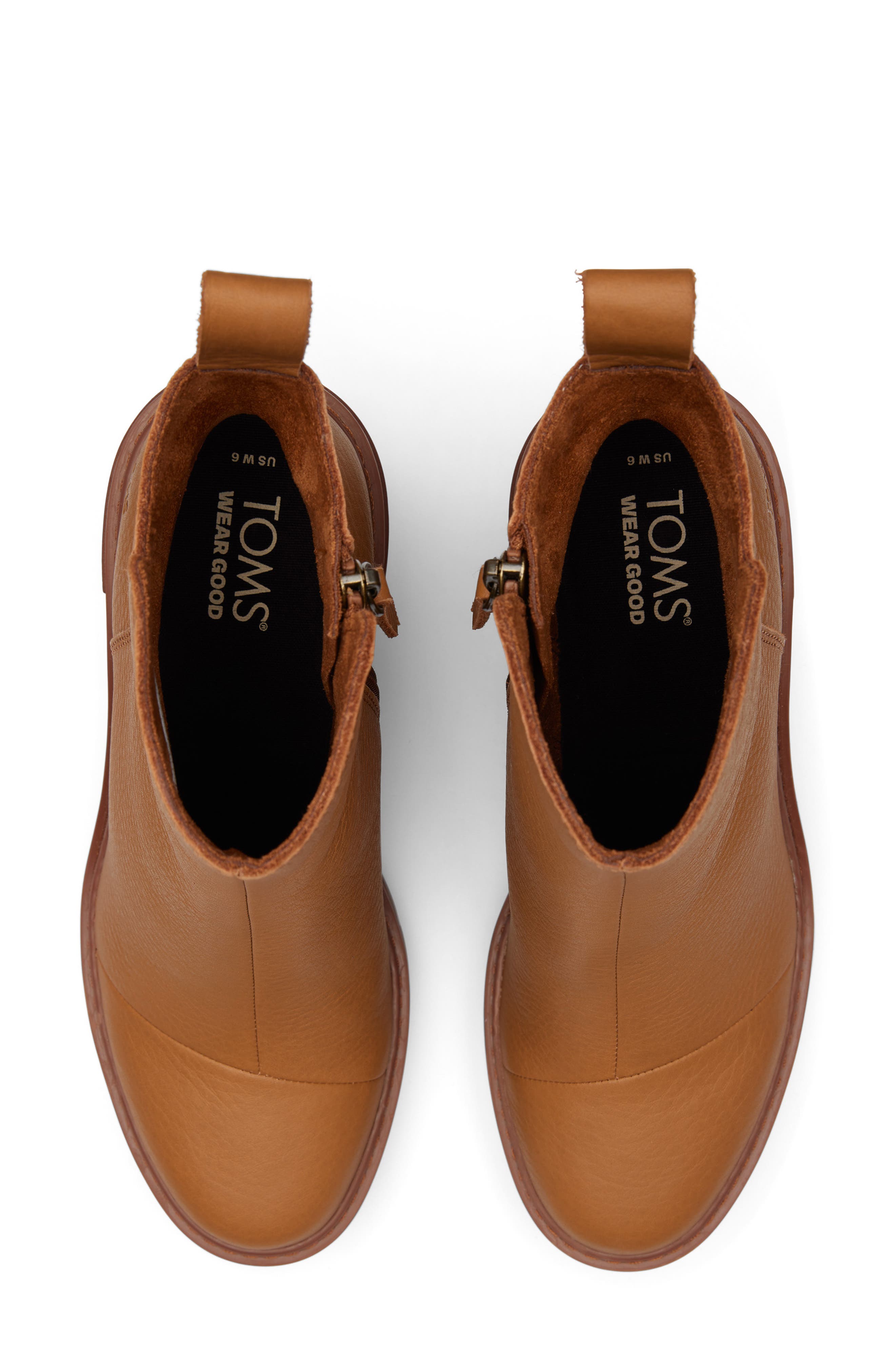 Rya Leather Bootie, Alternate, color, TAN