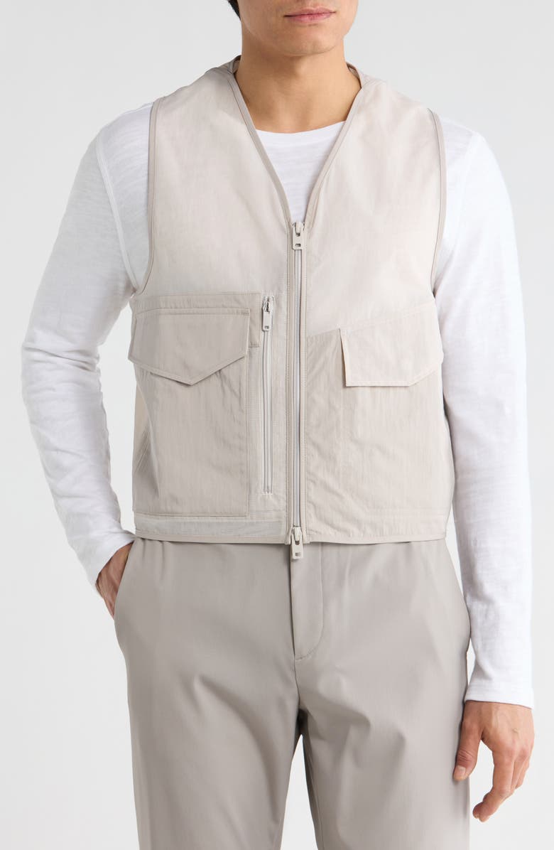 Y-3 Tactical Utility Vest, Alternate, color, Beige/Brown