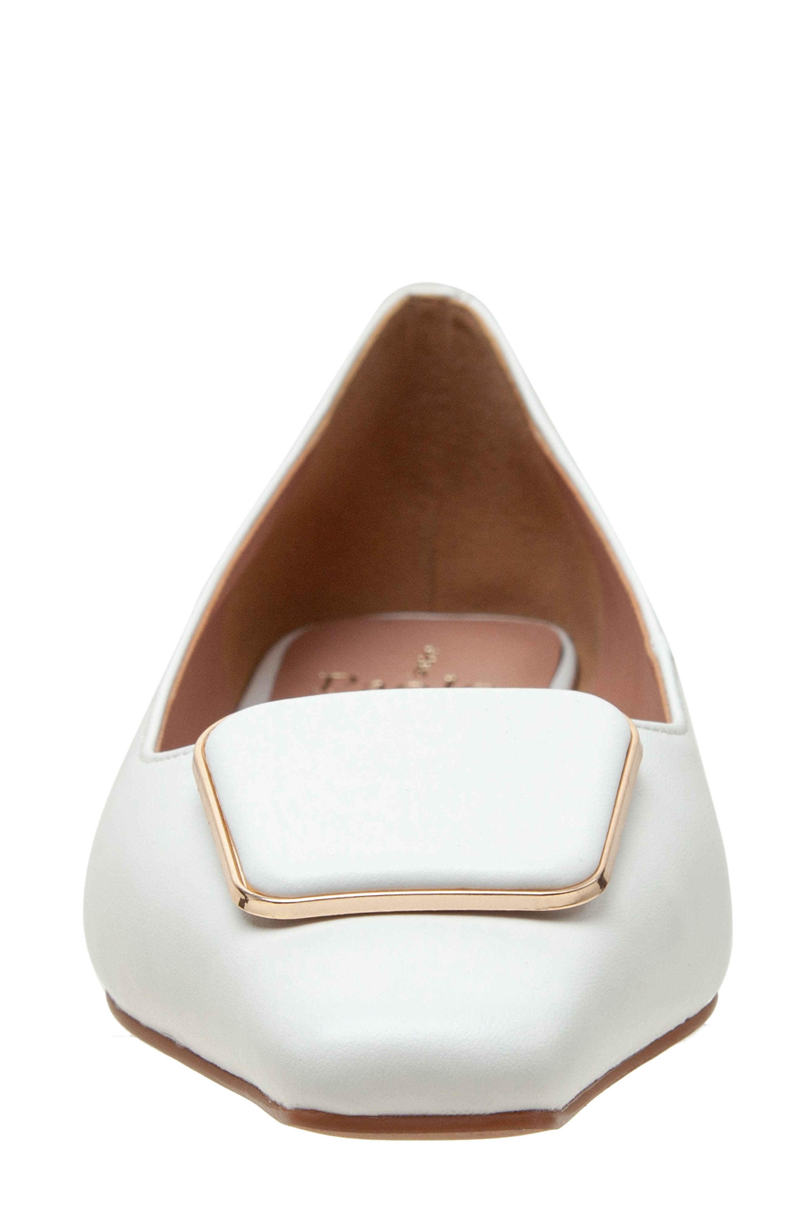 Linea Paolo Nancy Flat, Alternate, color, Eggshell