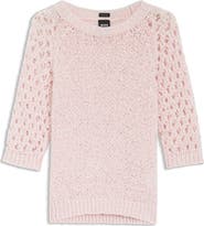 BOSS Fanuka Openwork Detail Sweater