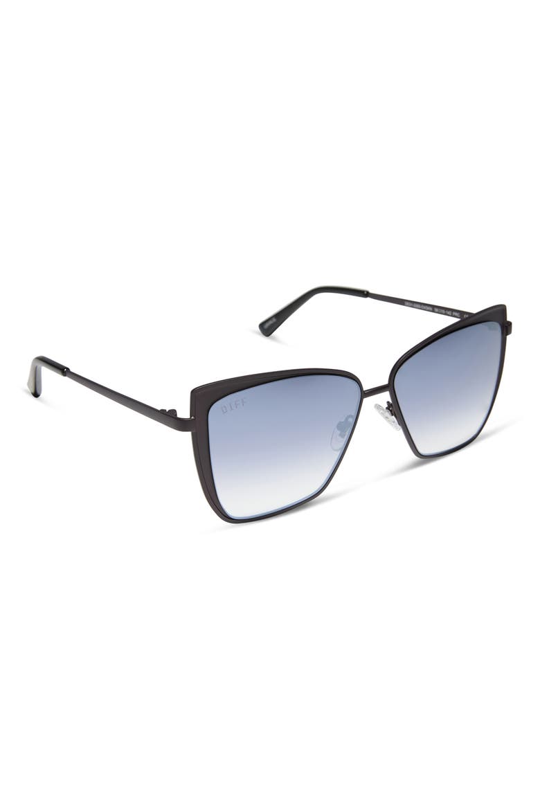 58mm Square Sunglasses, Alternate, color, MATTE DUSK METAL