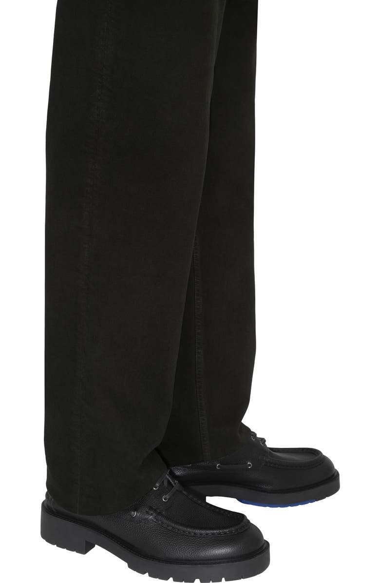 Burberry Leather Raft Boat Shoes, Alternate, color,