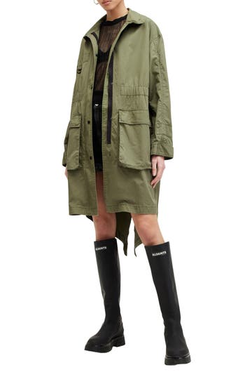 Allsaints Milla Parka In Green