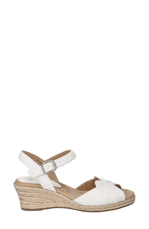 EASY STREET EASY STREET MIRAMAR ANKLE STRAP WEDGE SANDAL 
