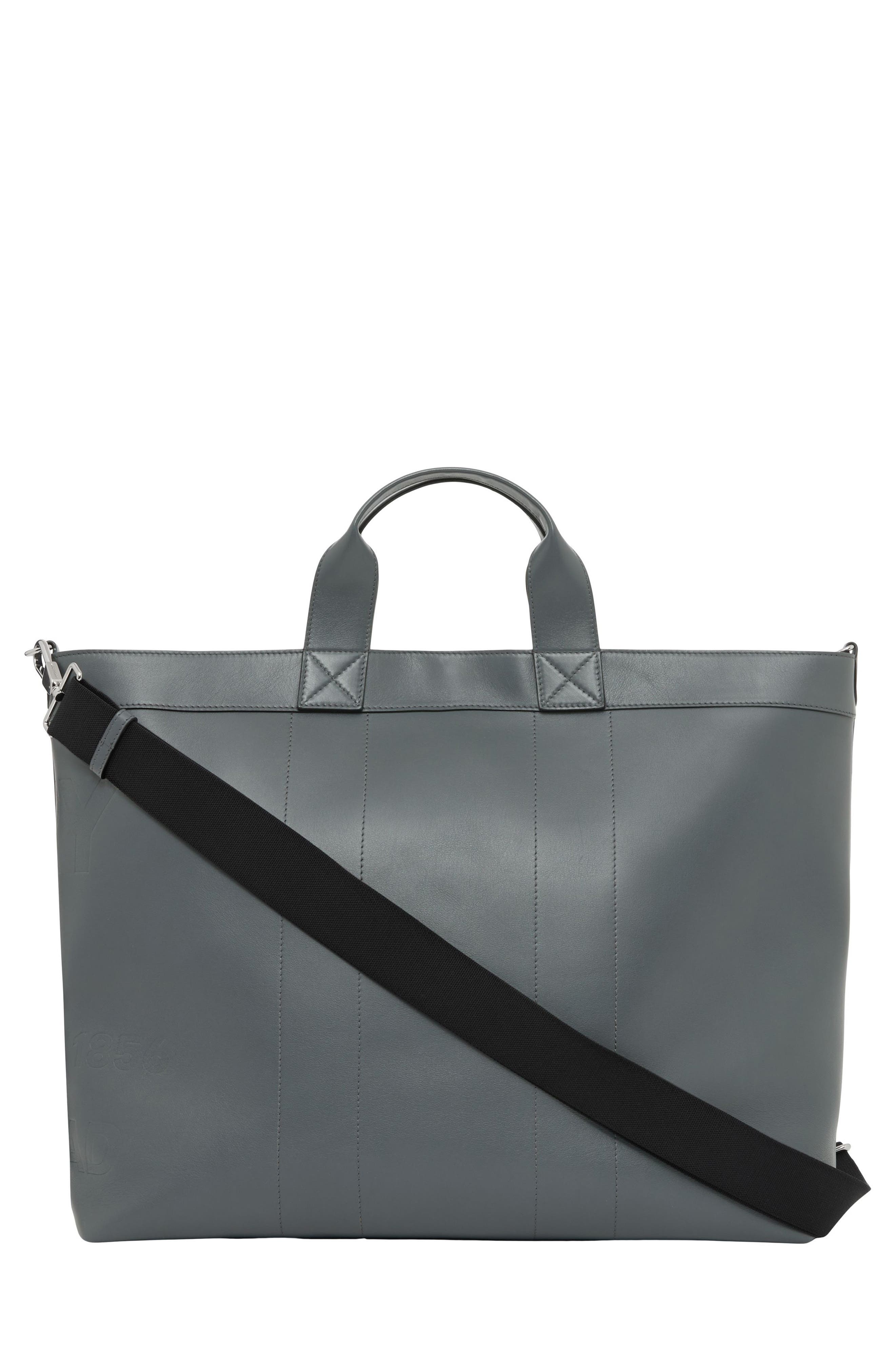 Burberry Ormond Leather Tote, Alternate, color, 