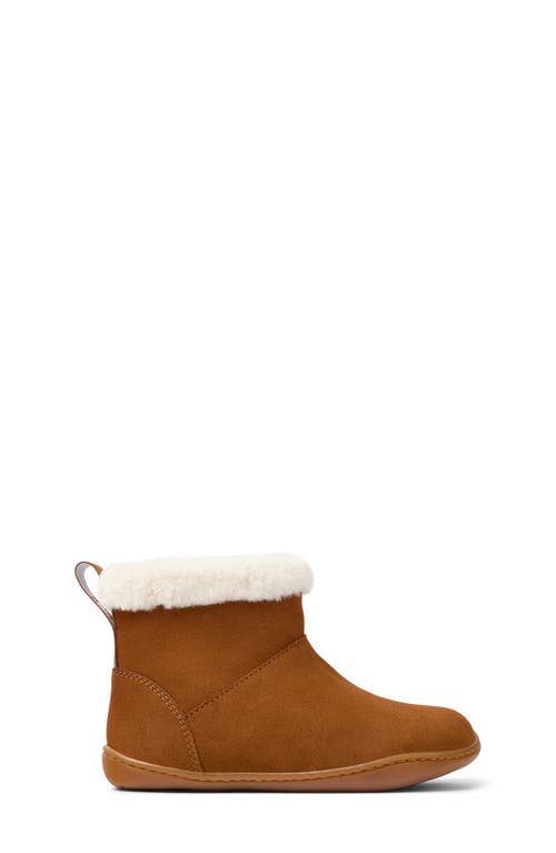 Camper Kids' Peu Cami Faux-fur Lined Bootie In Brown