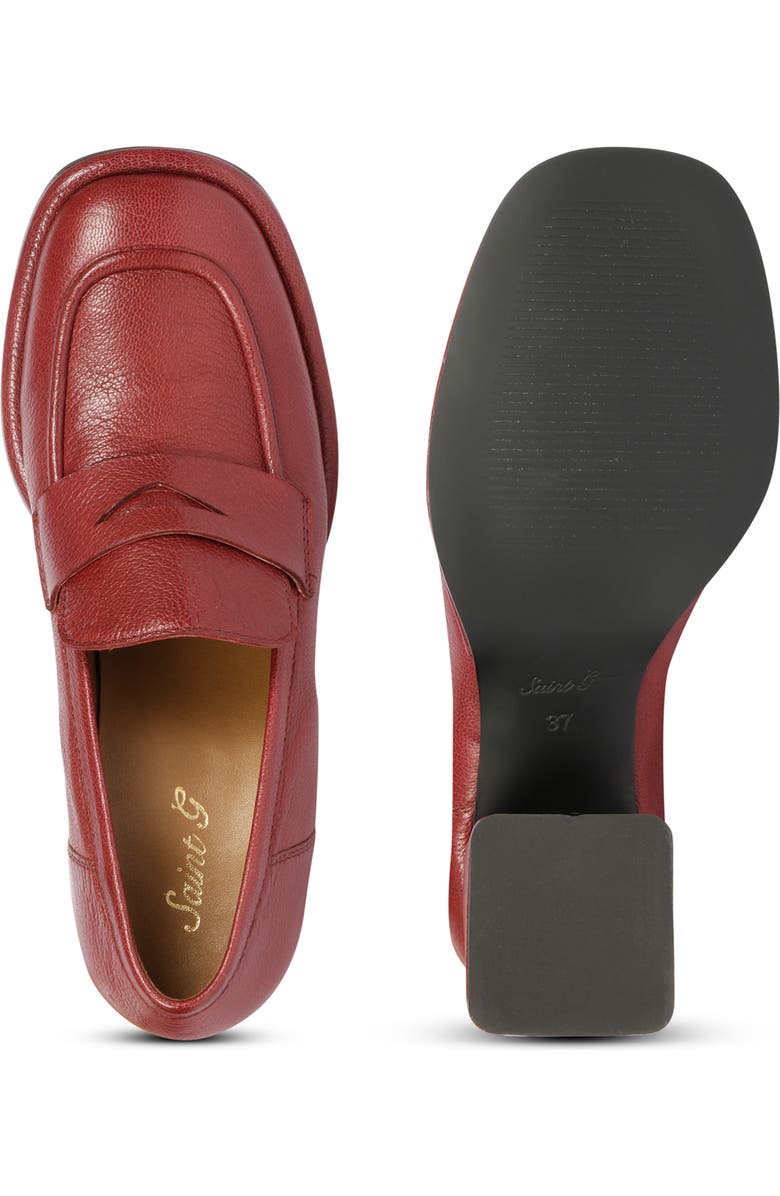 SAINT G Viviana Loafer Pump, Alternate, color, Bordeaux