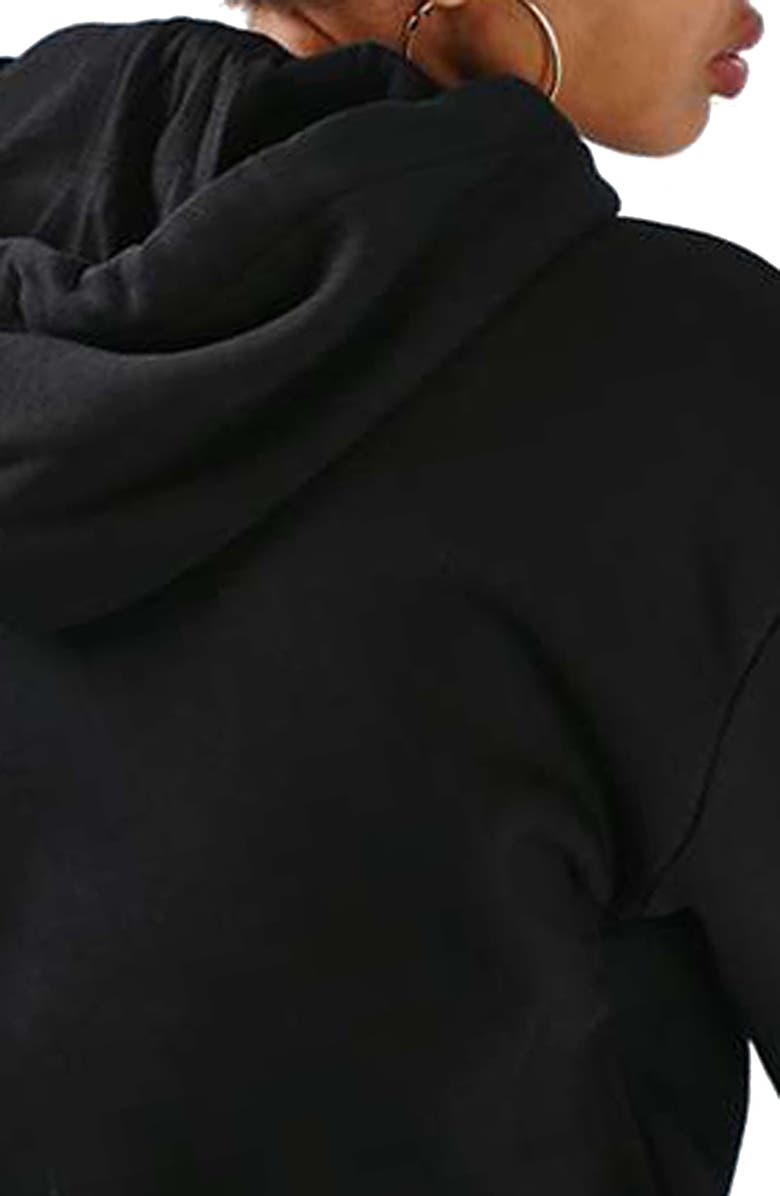 Topshop Oversize Hoodie, Alternate, color, 
