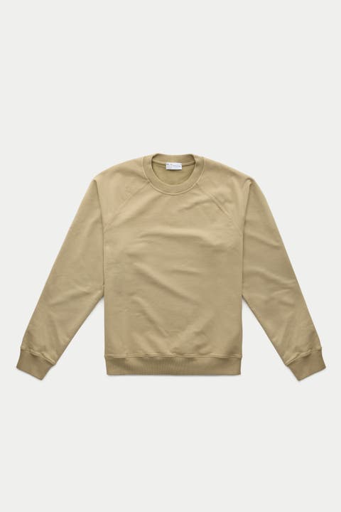 Cotton Modal Relaxed Raglan Sweatshirt