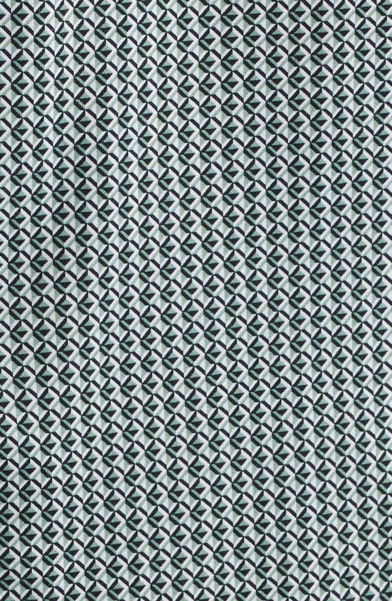 Bugatchi Devon OoohCotton<sup>®</sup> Floral Print Long Sleeve Button-Up Shirt, Alternate, color, Khaki