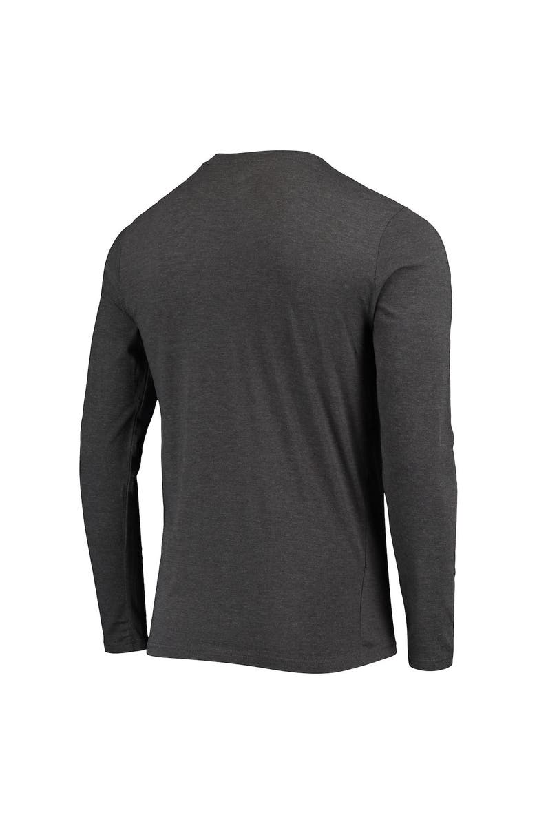 CONCEPTS SPORT Men's Concepts Sport Black/Heathered Charcoal Iowa Hawkeyes Meter Long Sleeve T-Shirt & Pants Sleep Set, Alternate, color, 