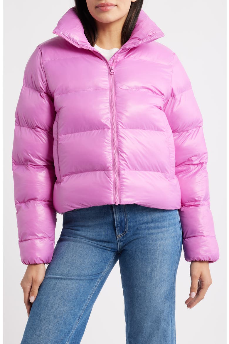 Jade Water Repellent Puffer Jacket, Alternate, color, META PINK