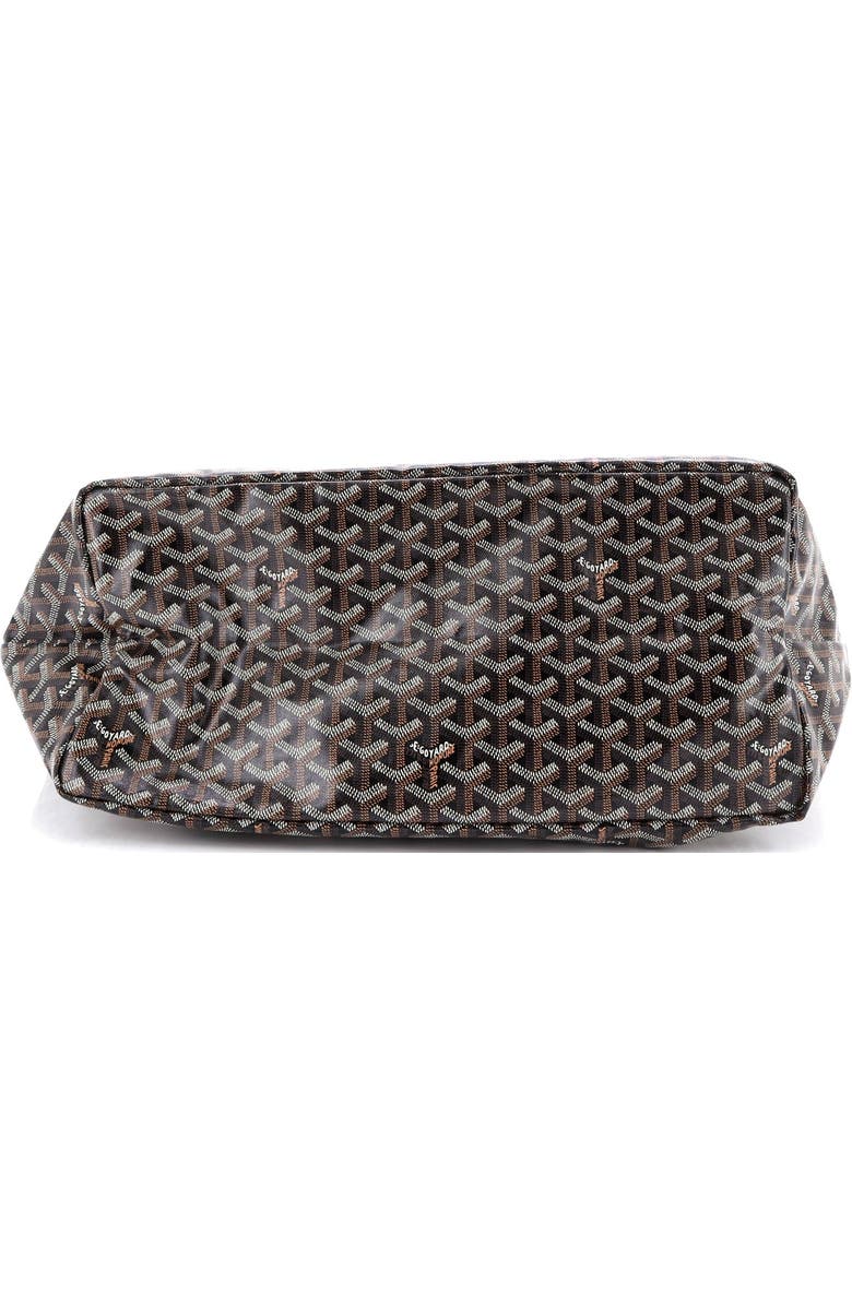 Pre-Owned Goyard Saint Louis Tote Coated Canvas GM, Alternate, color, Black