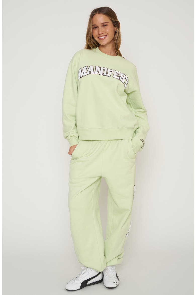 Manifest Fleece Joggers, Main, color, SAGE
