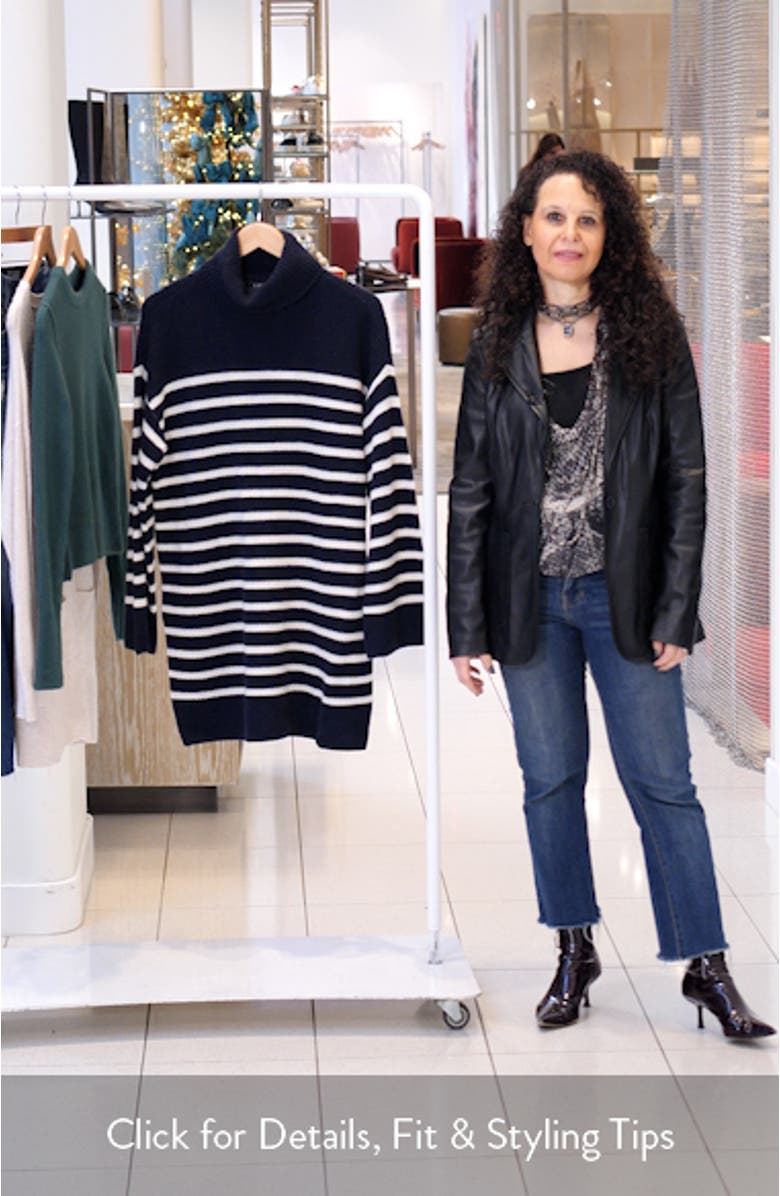 Areena Long Sleeve Wool & Cashmere Sweater Dress, sales video thumbnail