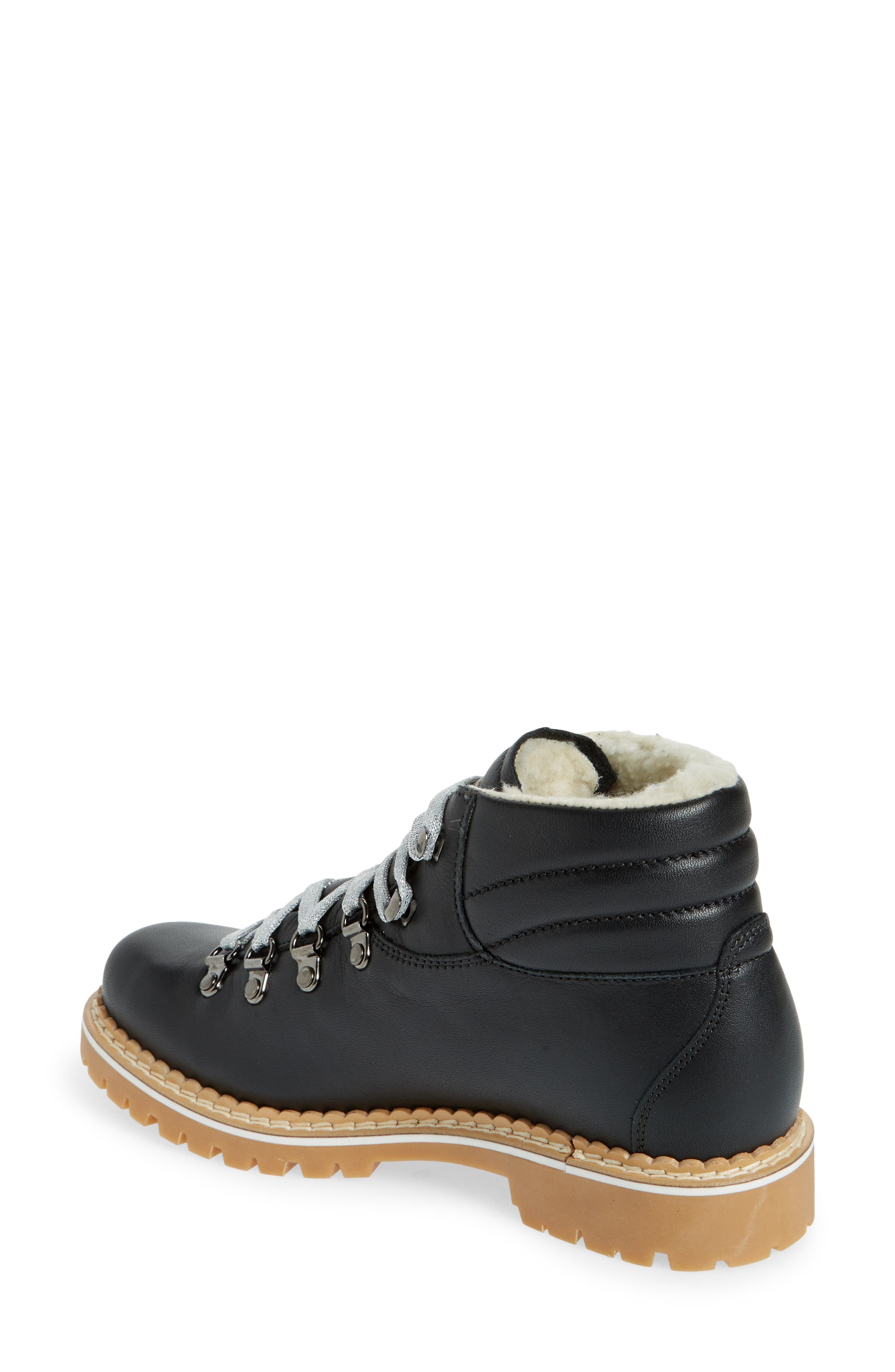 La Montelliana Meribel Genuine Shearling Lined Hiking Boot, Alternate, color, 