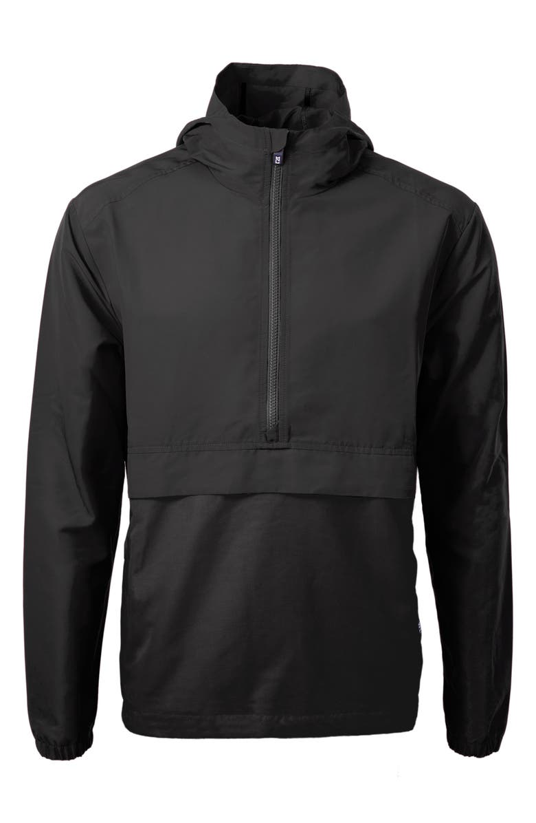 Cutter & Buck Charter Anorak Jacket, Alternate, color, Black