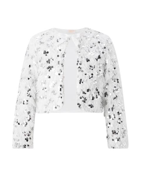 Chrissy Feather Sequin Jacket (toddler, Little Kid & Big Kid)