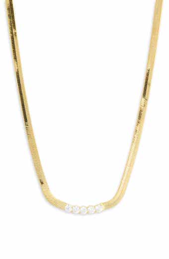 Demi Fine Cubic Zirconia Snake Chain Necklace