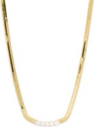 NORDSTROM RACK Demi Fine Cubic Zirconia Snake Chain Necklace