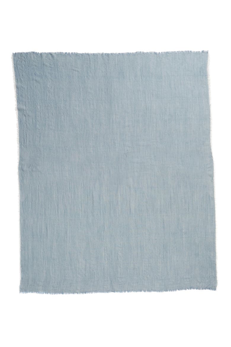 Lightweight Cross Dyed Scarf, Alternate, color, BLUE COMBO