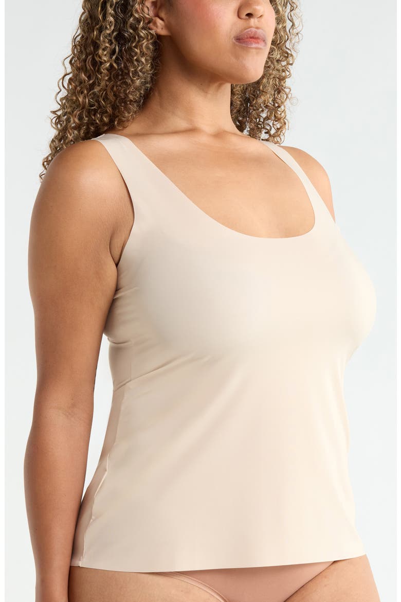 Invisible Edge Tank, Alternate, color, BEIGE SMOKE