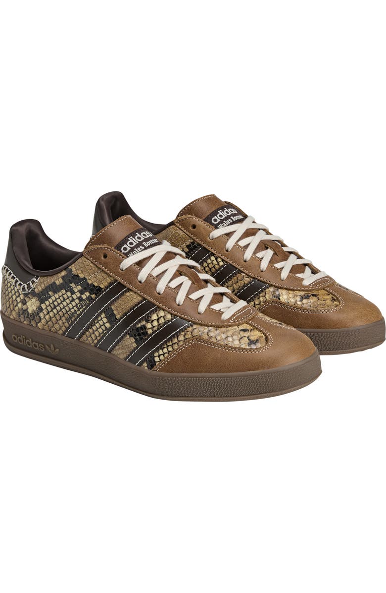 adidas x Wales Bonner Gazelle Snake Embossed Sneaker, Main, color, Dust Rust/ White/ Brown