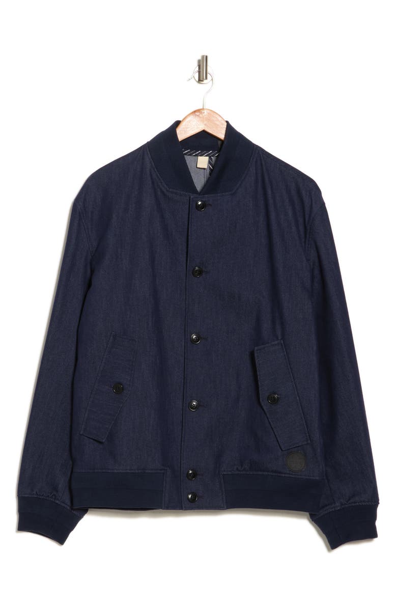 Ted Baker London Conham Denim Bomber Jacket, Alternate, color, 