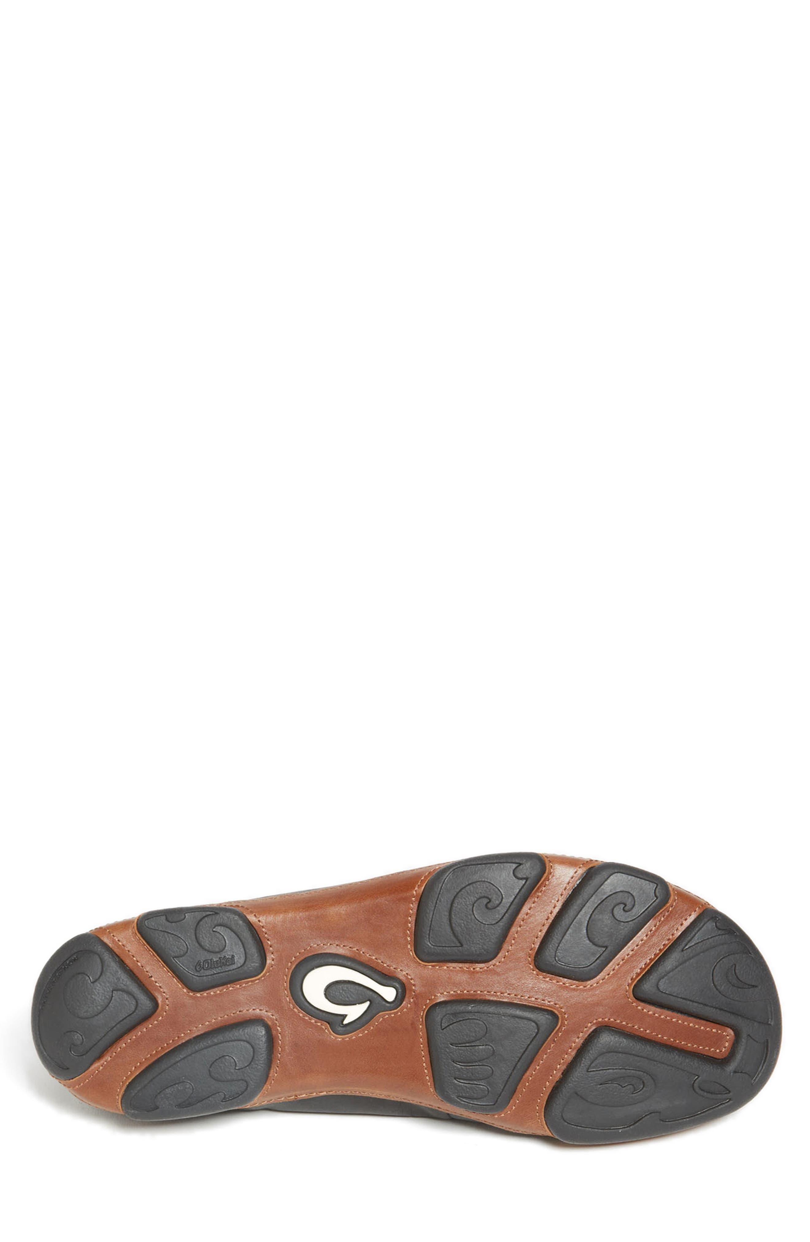OluKai Moloa Slip-On, Alternate, color, Black/ Toffee Leather